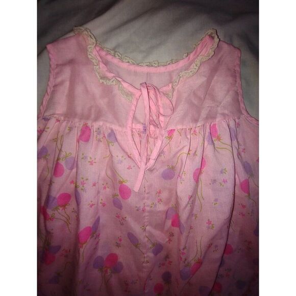 5/$25 Sz 6X Her Majesty Gown Slip Dress  Pink Purple Balloons Flowers Lace - Picture 4 of 8